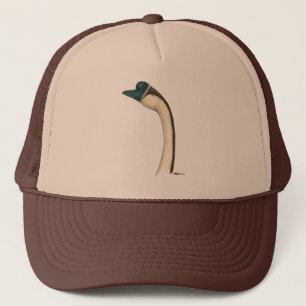 Goose: Brown Chinese Head Trucker Hat