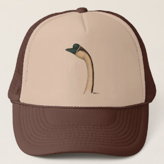 Goose: Brown Chinese Head Trucker Hat