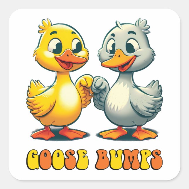 Goose Bump Square Sticker (Front)
