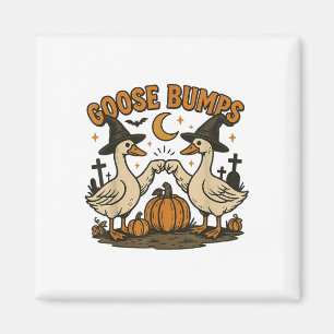 Goose Bumps Goosebumps Funny Geese Fist Bump Hallo Magnet