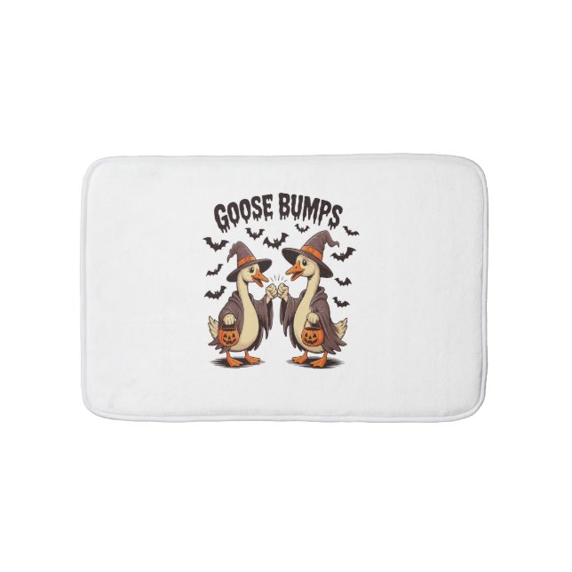 Goose Bumps Halloween Witch Fall Bath Mat (Front)