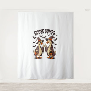 Goose Bumps Halloween Witch Fall Tapestry