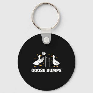 Goose Bumps Volleyball  Key Ring