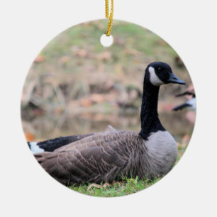 Goose Ceramic Tree Decoration