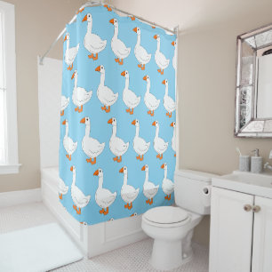 Goose Design Shower Curtain