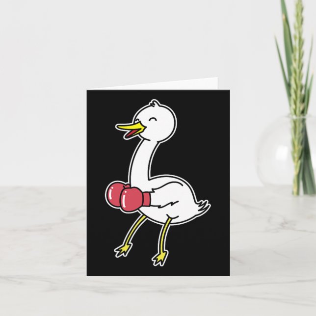 Goose Does Boxing  Card (Front)