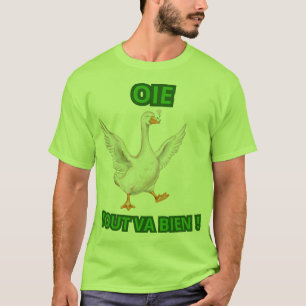 Goose Everything Is Fine – Smiling Goose Illustrat T-Shirt