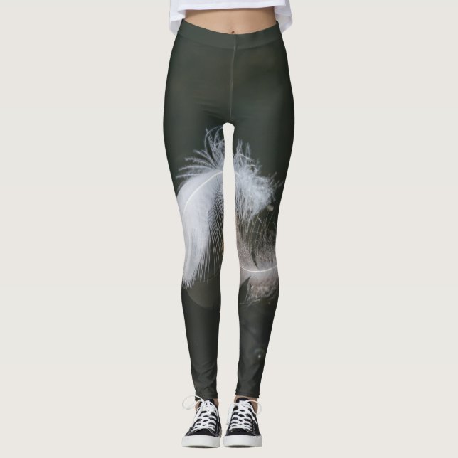 Goose Feathers Floating Leggings (Front)