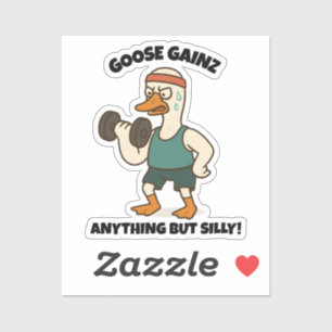 Goose Gainz – Funny Goose Gym Workout Design