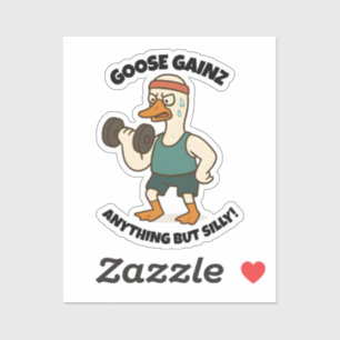 Goose Gainz – Funny Goose Gym Workout Design