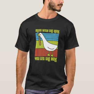 Goose Games  Mess With The Honk You Get The Bonk T-Shirt