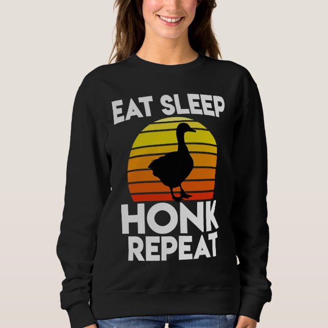 Goose Geese  Idea Bird Duck Sweatshirt (Front)