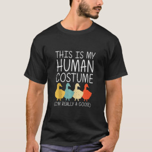 Goose Halloween Human Costume Waterfowl Animal Eas T-Shirt