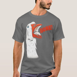 Goose Honk Funny Geese Wildlife Bird  T-Shirt