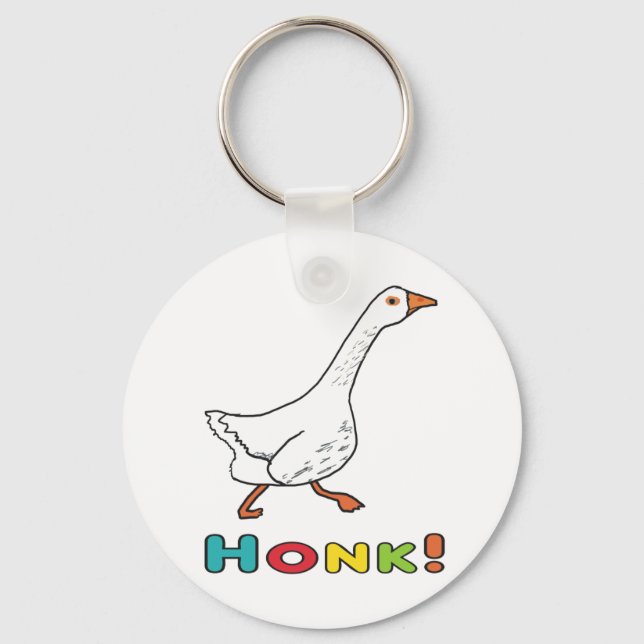 Goose Honk Key Ring (Front)