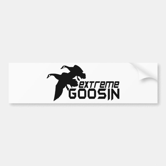 GOOSE HUNTING BUMPER STICKER (Front)