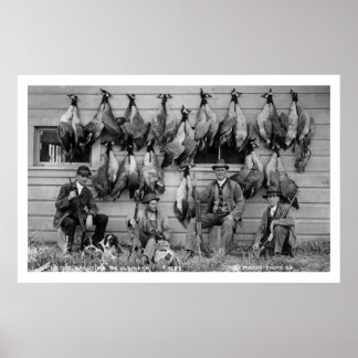 Goose Hunting Klamath Falls, Oregon Vintage Poster
