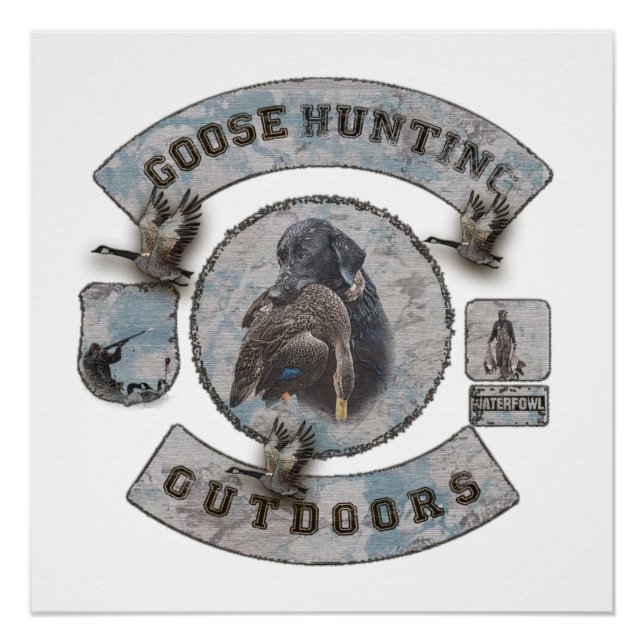Goose Hunting Tapestry Poster (Front)