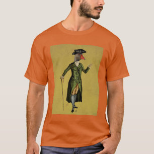 Goose in Green Regency Coat 3 T-Shirt