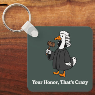 Goose Lawyer Law School Graduation Gift Funny  Key Ring