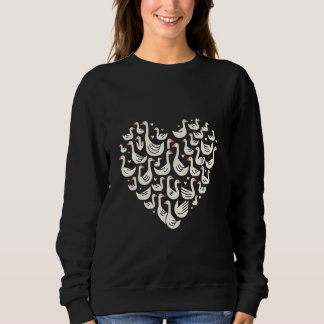 Goose Lovers Heart Sweatshirt