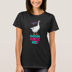 Goose Mode On Retro Sunglasses Ducks Goose T-Shirt