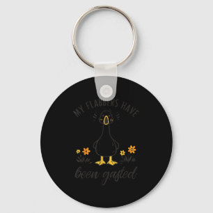 Goose My Flabbers Have Been Ghasted Funny Meme Men Key Ring