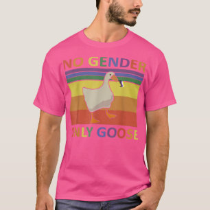 Goose No Gender Nonbinary LGBT duck gay pride LGBT T-Shirt