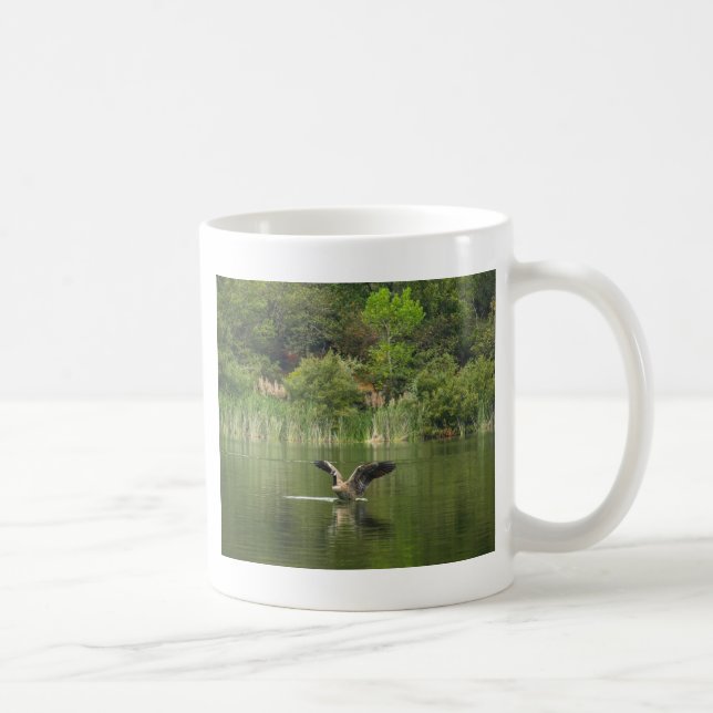 Goose on Lake Ralphine Coffee Mug (Right)