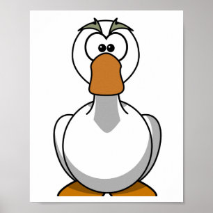 Goose Print - Cartoon Image