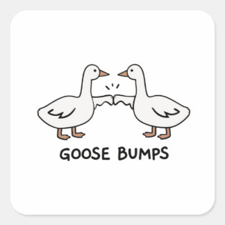Goose pumps  square sticker