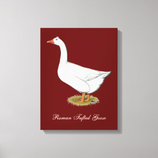 Goose Roman Tufted Canvas Print