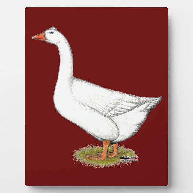 Goose Roman Tufted Plaque (Front)