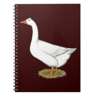 Goose Roman Tufted Spiral Notebook