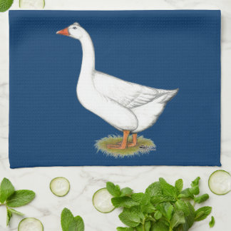 Goose Roman Tufted Tea Towel