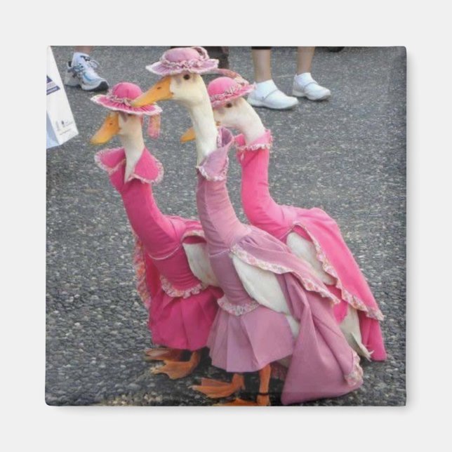 Goose sisters Magnet (Front)