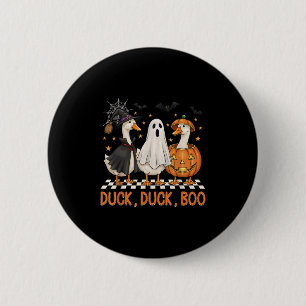 Goose Spooky Season Halloween Duck Duck Boo Men Wo 6 Cm Round Badge