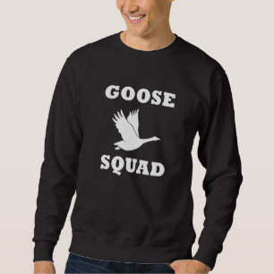 Goose Squad Cute Geese Wildlife Birds Premium Sweatshirt
