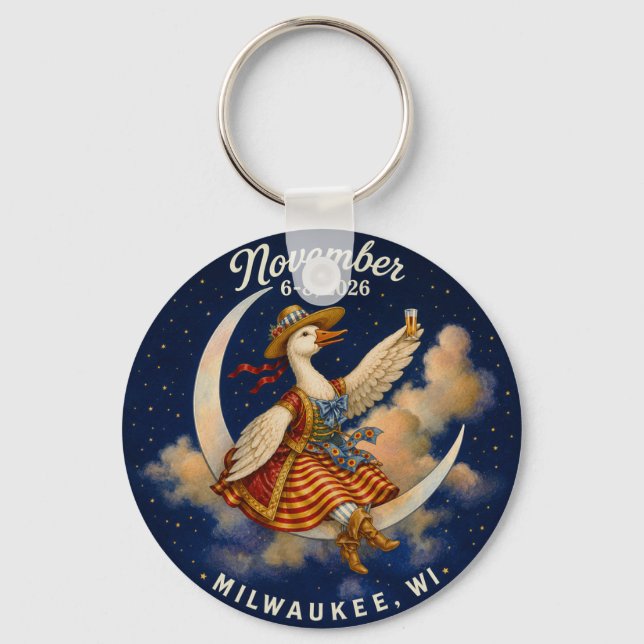 Goose the Band Key Chain - Milwaukee 2026 (Back)