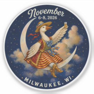 Goose the Band Sticker- Milwaukee 2026 - Fall Tour