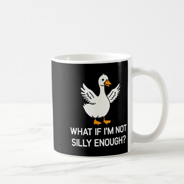 Goose, what if not silly enough, funny, jokes, coffee mug (Right)