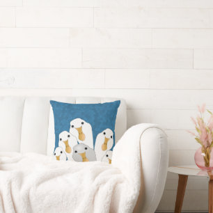 Goose Who Throw Pillow