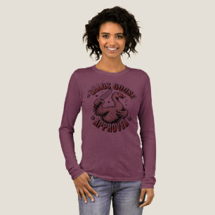 goose with knife - “Chaos Goose Approved” T-Shirt Tri-Blend Shirt