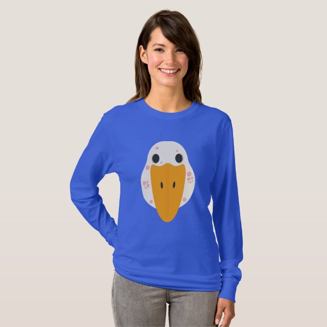 Goose With Pimples Long Sleeve T-Shirt (Front Full)
