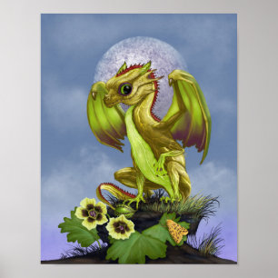 Gooseberry Dragon 11x14 (4x6 and up) Poster