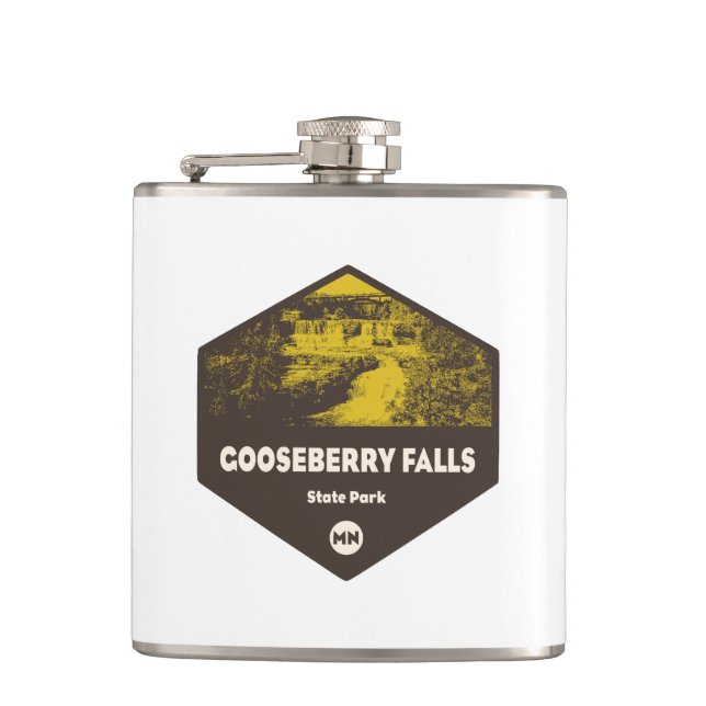 Gooseberry Falls State Park Minnesota Hip Flask (Front)
