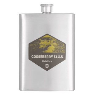 Gooseberry Falls State Park Minnesota Hip Flask