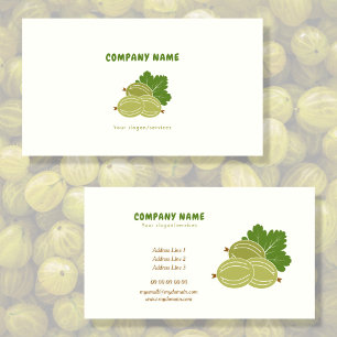 Gooseberry Fruit Business Card