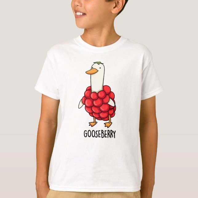 Gooseberry Funny Berry Pun  T-Shirt (Front)