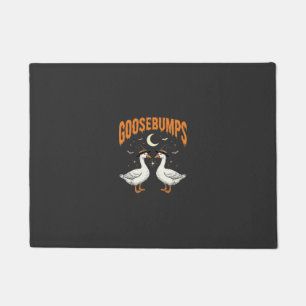 Goosebumps Halloween Witch Geese Vector Design Doormat